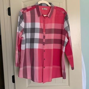 Burberry plaid shirt